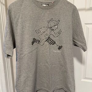 Play Cloths Gray Graphic T-Shirt